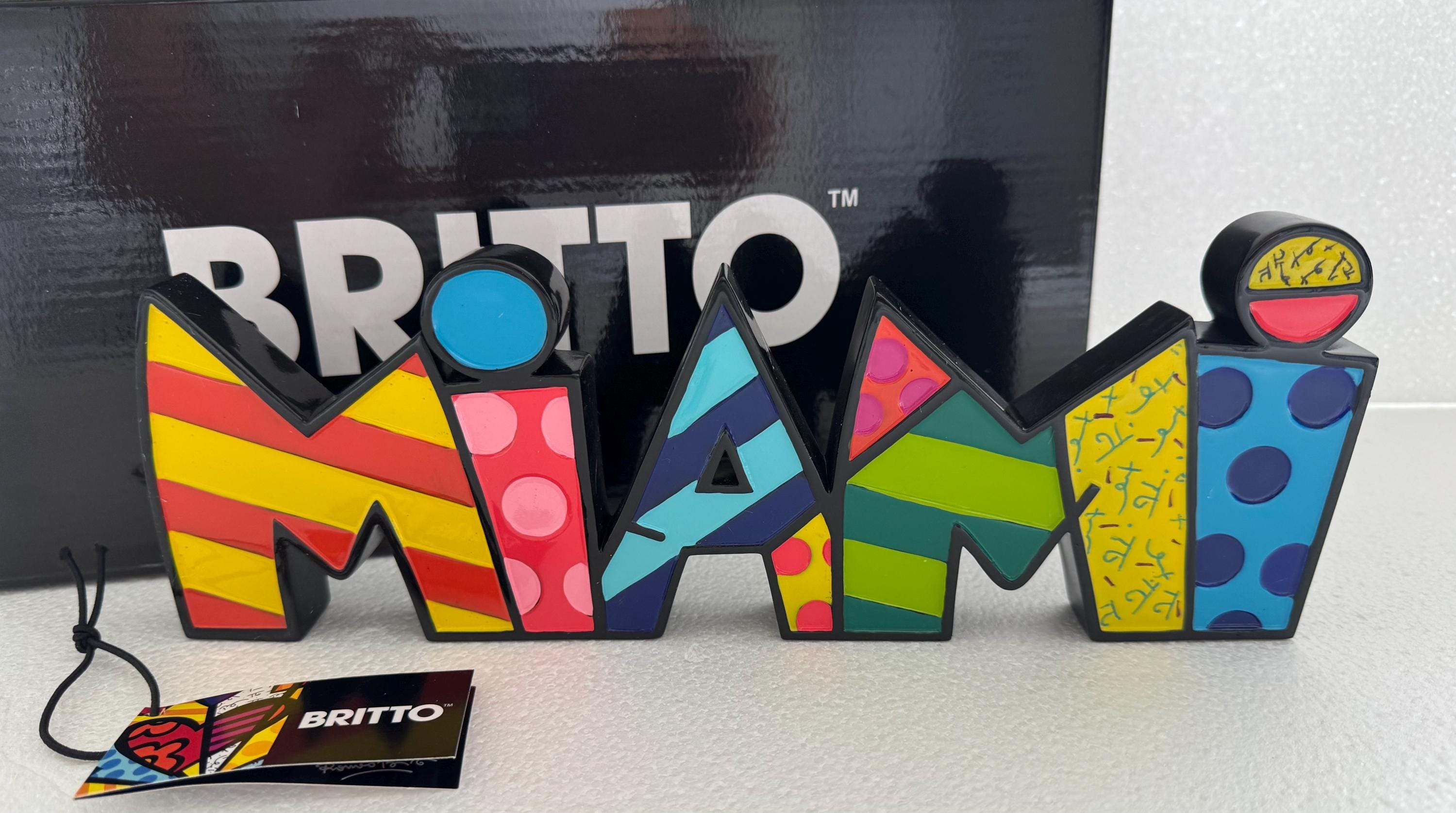 Romero Britto Sculpture - Etsy