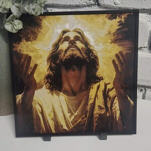 Christian layered wall art featuring Jesus, Mary and Archangels. Handmade in Queensland Australia. catholic layered wall art,3d christian wall art,3d shadow box art,prayer room decor,archangel wall display,mother mary decor,jesus wall decor,holy wall art,church wall feature,spiritual wall art,christianity handmade wall art