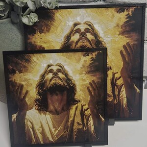 Christian layered wall art featuring Jesus, Mary and Archangels. Handmade in Queensland Australia. catholic layered wall art,3d christian wall art,3d shadow box art,prayer room decor,archangel wall display,mother mary decor,jesus wall decor,holy wall art,church wall feature,spiritual wall art,christianity handmade wall art