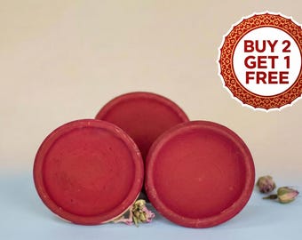 2 labiales orgánicos Aker Fasi, rubor de maquillaje totalmente natural para un brillo radiante, tinte artesanal para labios y mejillas, regalo para su rutina de belleza