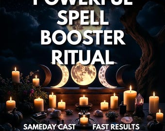 Rituel puissant booster de sorts, amplifiez votre magie, améliorez les résultats, lancement le même jour