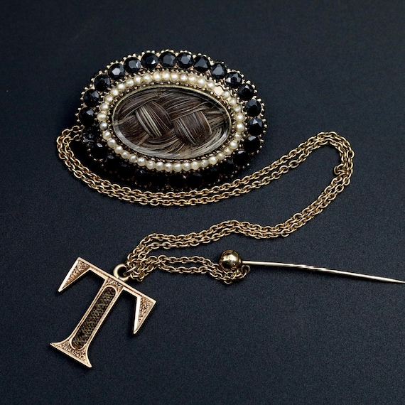 Gothic Mourning Jewelry • Antique Victorian Halloween Jewelry • Black Onyx Gothic Wedding • Dark Academia