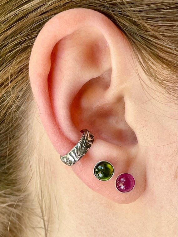 Ear Cuff Cartilage Clip Earrings Set Stainless Steel Ear - Temu Japan
