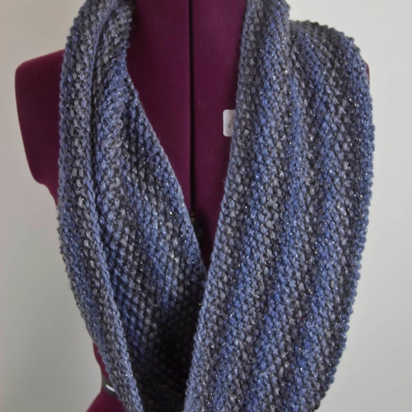 Misty Wool Blend Infinity Scarf - Ready to Ship