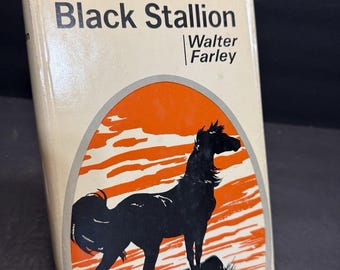 THE Black Stallion Walter Farley 1941 HC/DJ Illustrated