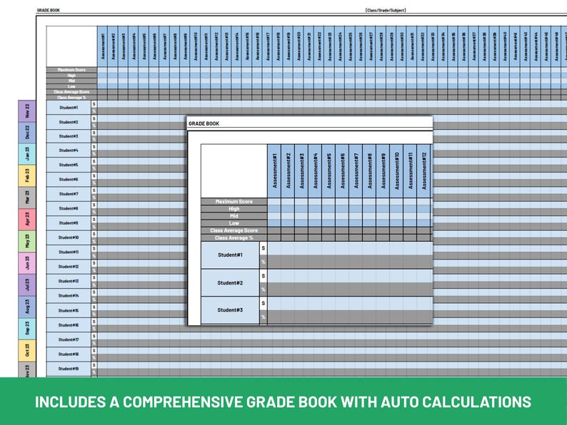 Editable Teacher Lesson Planner | Google Sheets, Yearly Updates ...