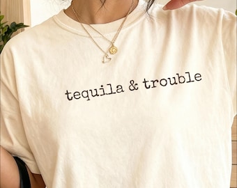 Tequila Shirt Funny Drinking Tee Girls Trip Gift Bachelorette Shirt Day Drinking Tee Sarcastic Gift Her