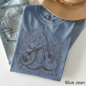 Countrymusik-T-shirt, western-outfit-T-shirt, konsertkväll-T-shirt, cowboystöveltopp, resa till Nashville-present bild 18