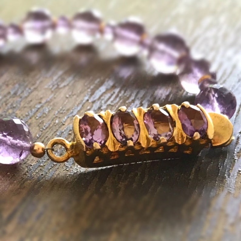 Amethyst Natural Stone Bracelet with MagSnap FOR MEN by Mesmerize –  Mesmerize India