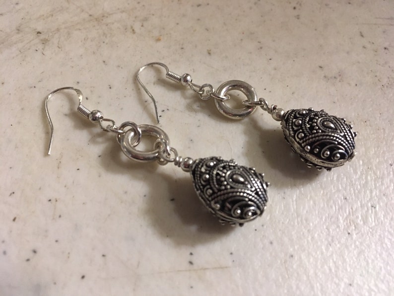 Jewellery Pierced Handmade Silver Earrings Dangle