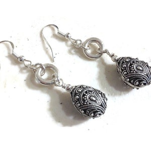 Silver Earrings - Jewellery - Dangle - Pierced - Handmade