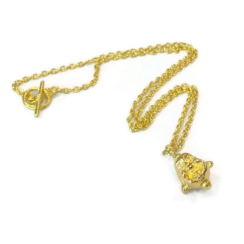 Buddha Necklace Chinese Jewelry Happy Buddha Yellow Gold Chain Etsy
