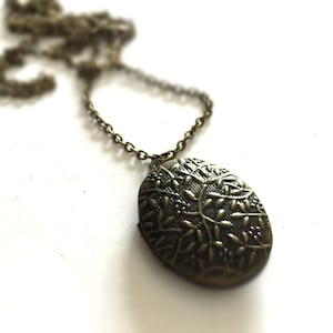 Collier de médaillon en laiton - Bijoux en chaîne en laiton - Chunky Jewellery - Funky - Mod - Mode