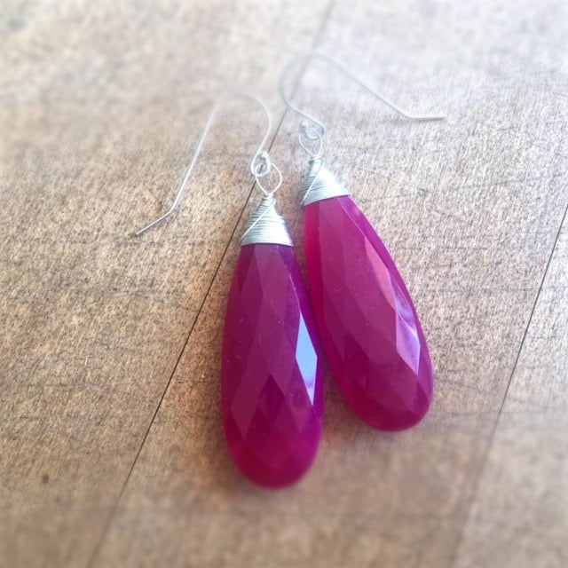 De Cavalier Pink crystal earrings 552 main image 1