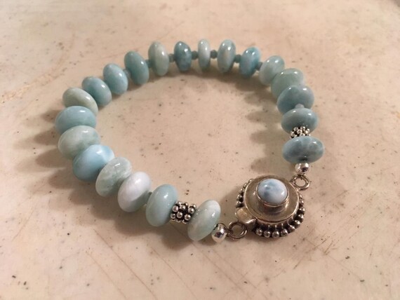 Larimar bracelet etsy deals