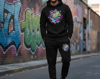 Men’s custom trippy  Corvus 2  tracksut