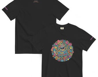 premium  octo-blast Unisex garment-dyed heavyweight t-shirt