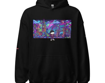 Corvus London town Unisex Hoodie