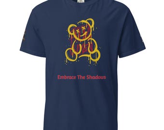 Streetwear Graffiti Bear T-Shirt  "Embrace The Shadows" Urban Graphic Tee