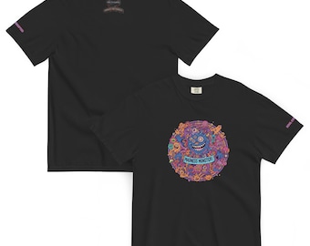 Madness Monster Graphic Tee - Trippy Psychedelic Streetwear - Vibrant Surrealist T-Shirt - Creepy Cute Monster Apparel - Abstract Chaos Art