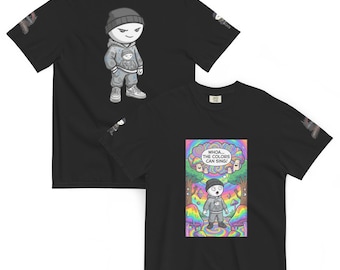 Soul Corrupted (Tripped out Corvus) Unisex garment-dyed heavyweight t-shirt