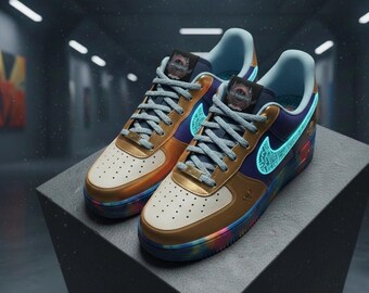 Soul Corrupted (Celestial Serenity)  Custom Air Force 1 ( only 3 pairs will be made )