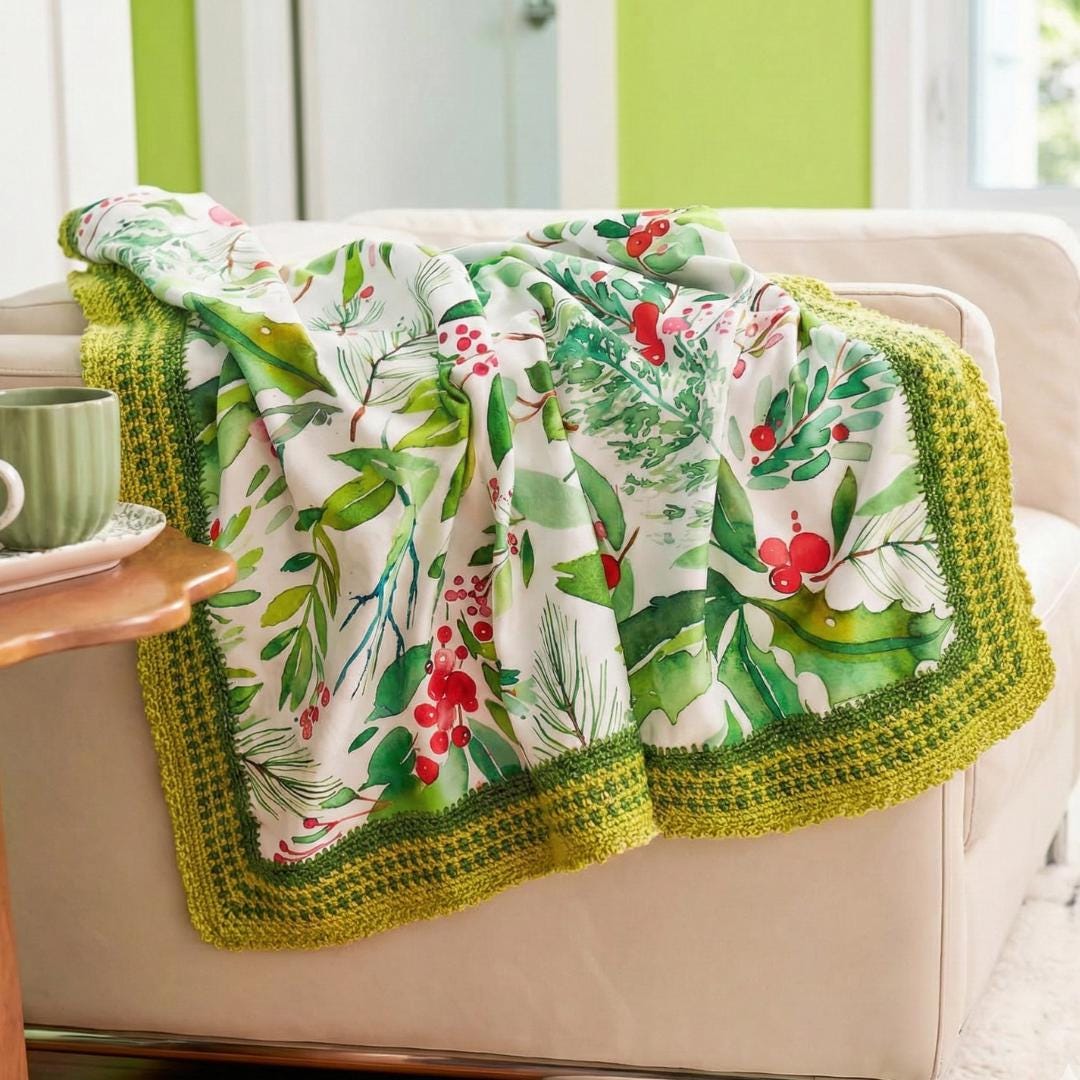 Crochet Border Blanket
