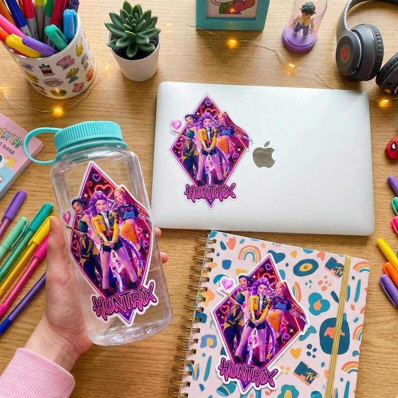 Valentine Huntrix Girl PNG, Kpop Demon Hunter Sublimation Design ...
