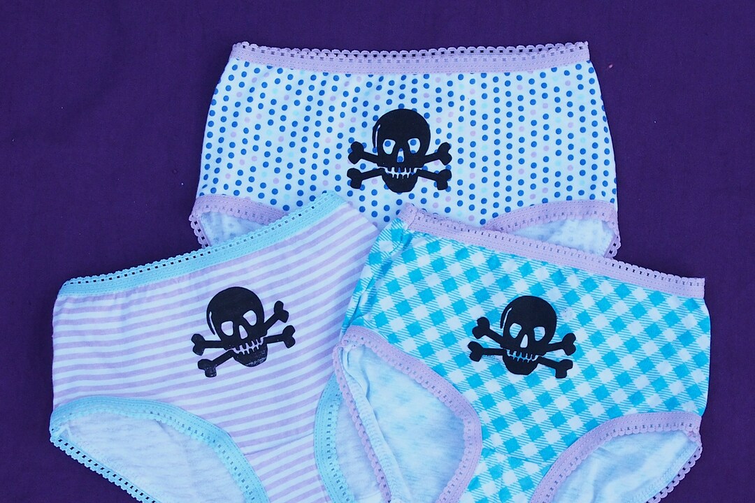 Girls Pirate Underwear Kid Undies Toddler Underwear for Kids Jolly