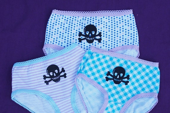Girls Pirate Underwear Kid Undies Toddler Underwear for Kids Jolly