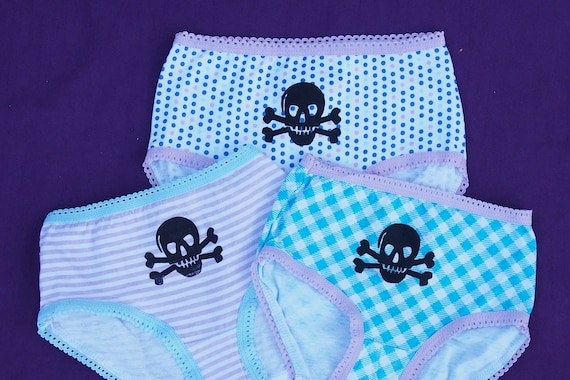 Girls Pirate Underwear Kid Undies Toddler Underwear for Kids Jolly