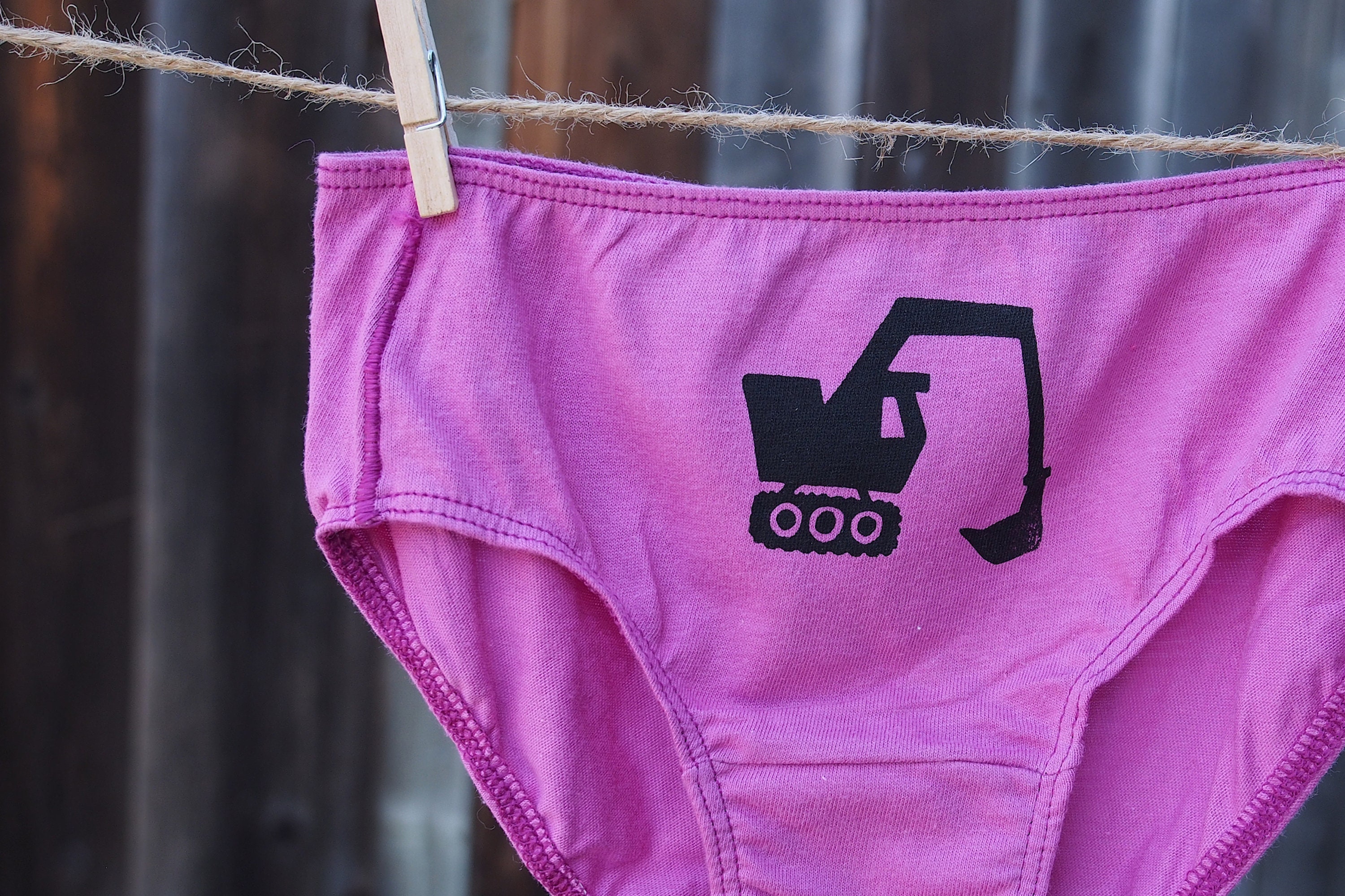 Girls Trucks Underwear Excavator Dump Truck Bulldozer Toddler Underwear