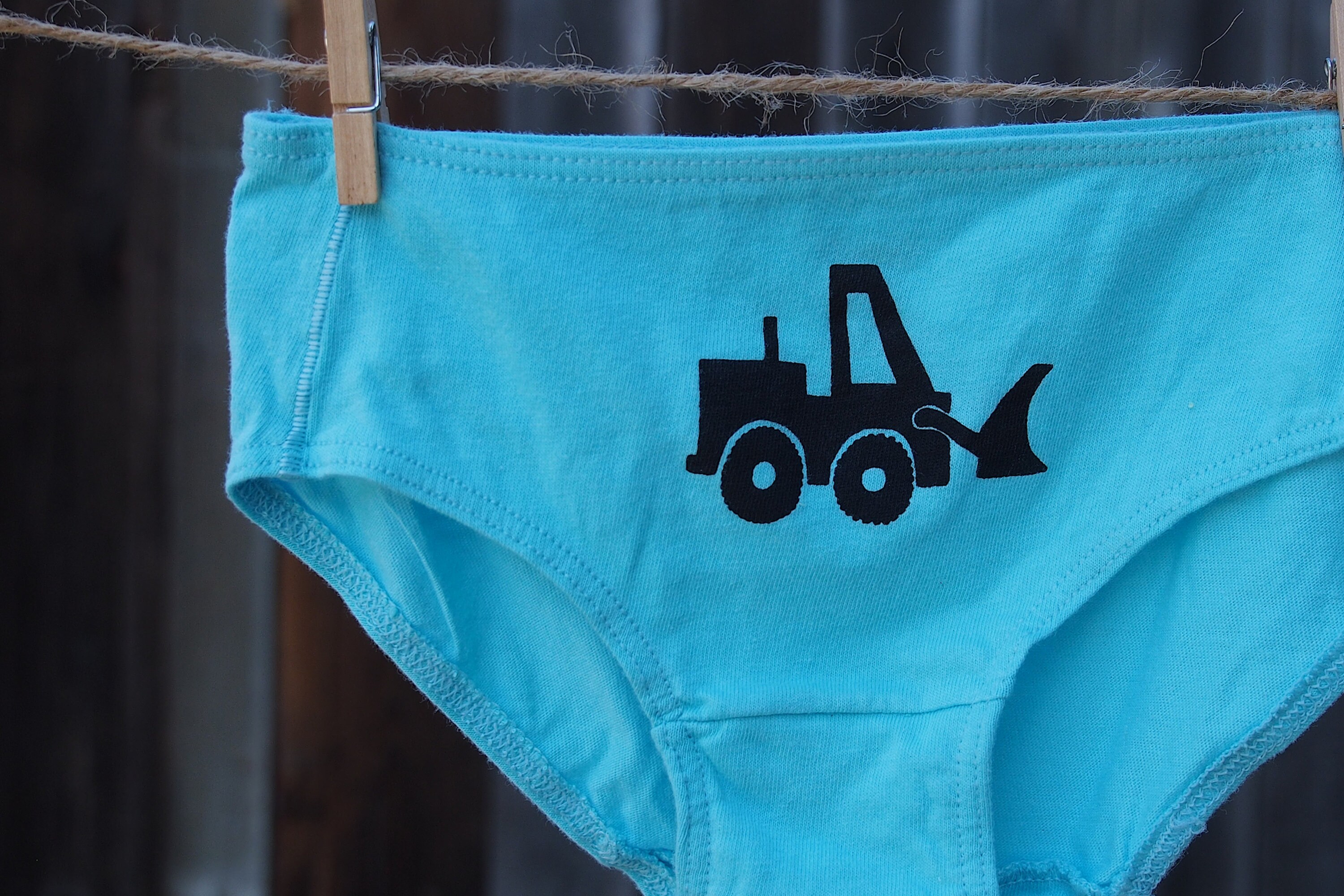 Girls Trucks Underwear Excavator Dump Truck Bulldozer Toddler Underwear