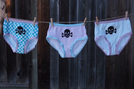 Girls Pirate Underwear Kid Undies Toddler Underwear for Kids Jolly