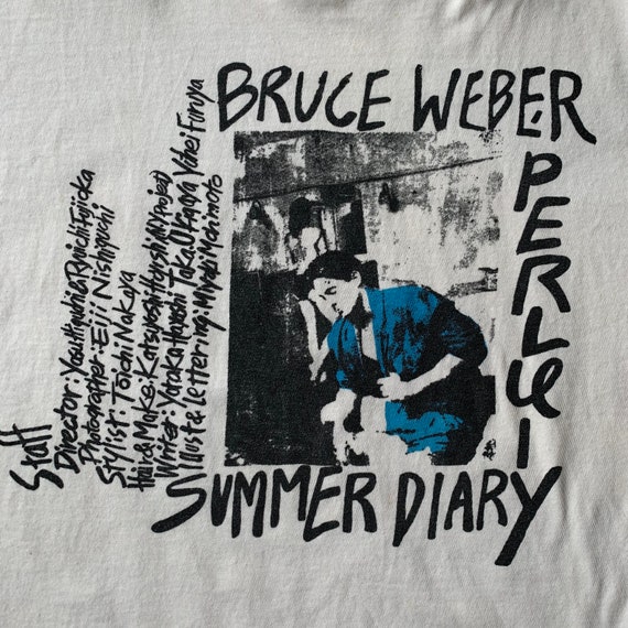 レイ　 vintage bruce weber summer diary Vintage 1986 Bruce Weber Summer Diary Shirt - Etsy Australia