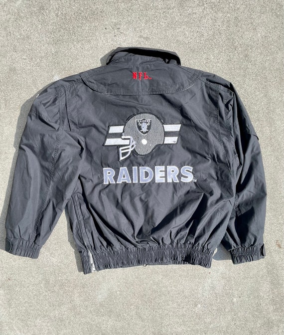 Los Angeles Raiders Team NFL Sports Jacket Size S… - image 9