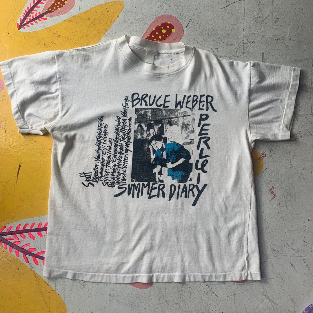 RARE Vintage 80s Bruce Weber summer Diary Tee - Etsy