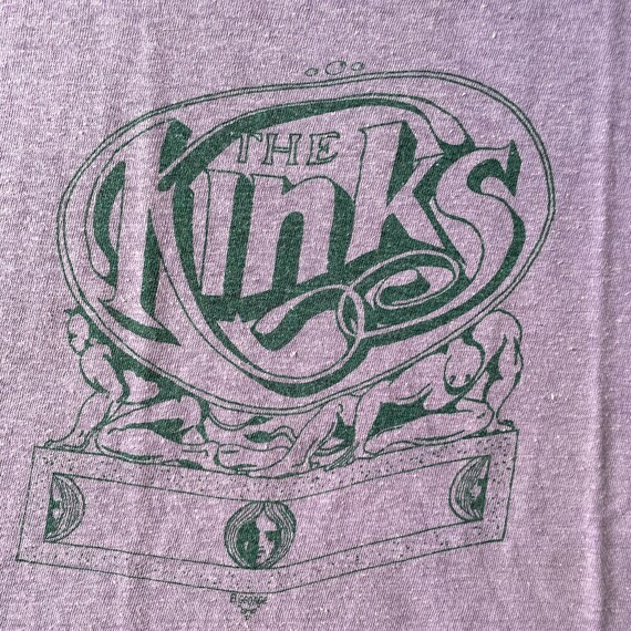 70s RARE Original UK Kinks Tshirt - image 5