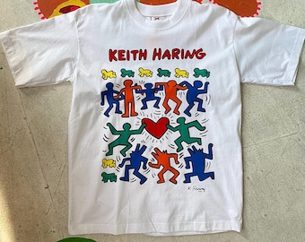 Vintage 90s Keith Haring by Annie Leibovitz Tee Rare Art T-shirt