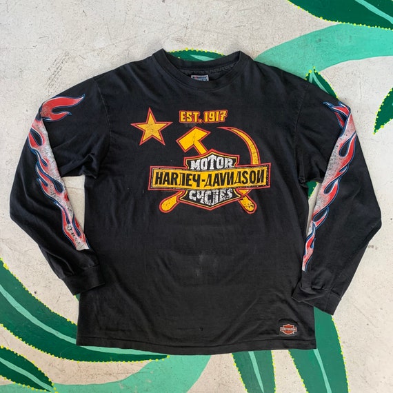 harley davidson long sleeve tee