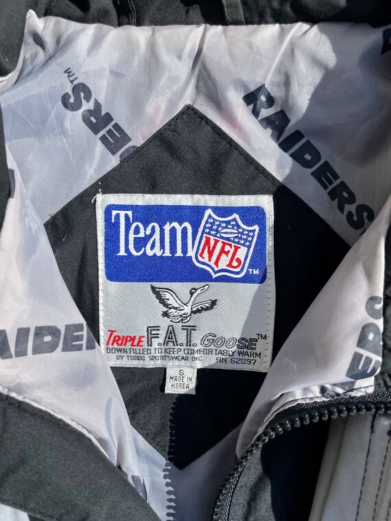 Los Angeles Raiders Team NFL Sports Jacket Size S… - image 4