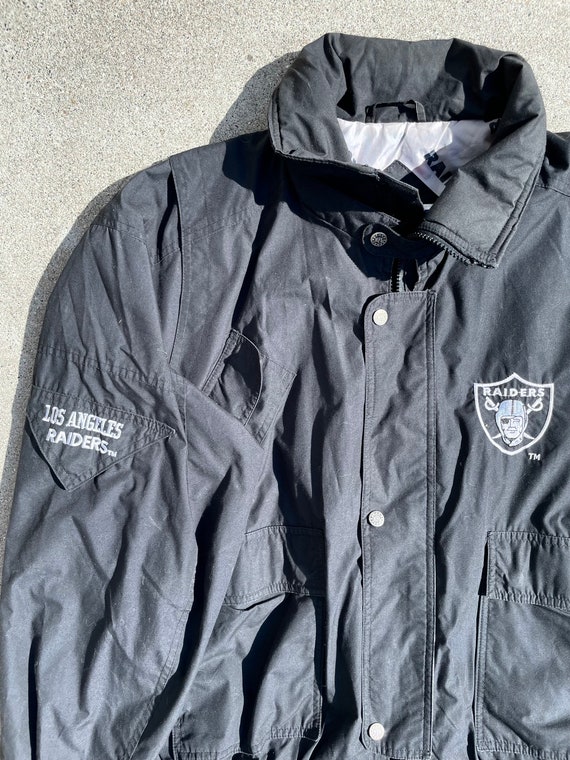 Los Angeles Raiders Team NFL Sports Jacket Size S… - image 2
