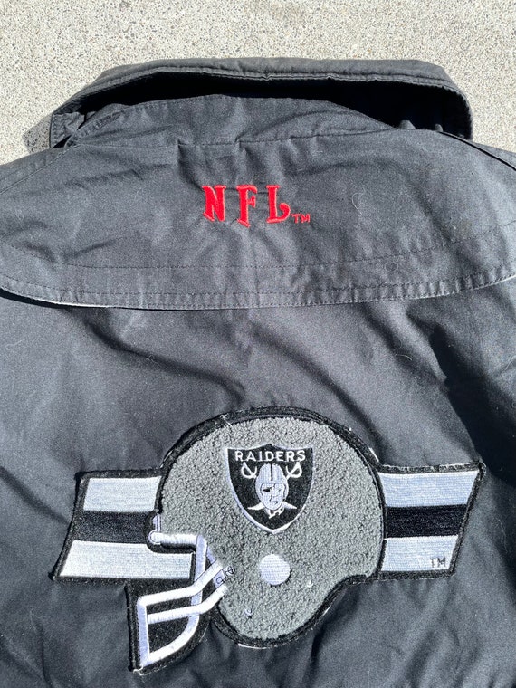 Los Angeles Raiders Team NFL Sports Jacket Size S… - image 8