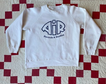 RARE Vintage 1970s AIR Records & Studios Music Industry Sweatshirt - UK label Associated Independent Recordings