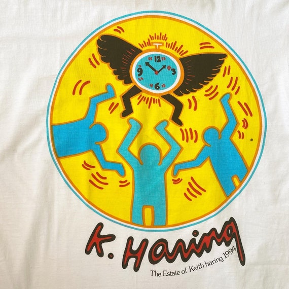 Keith Haring RARE Vintage Tshirt - The Estate of … - image 4