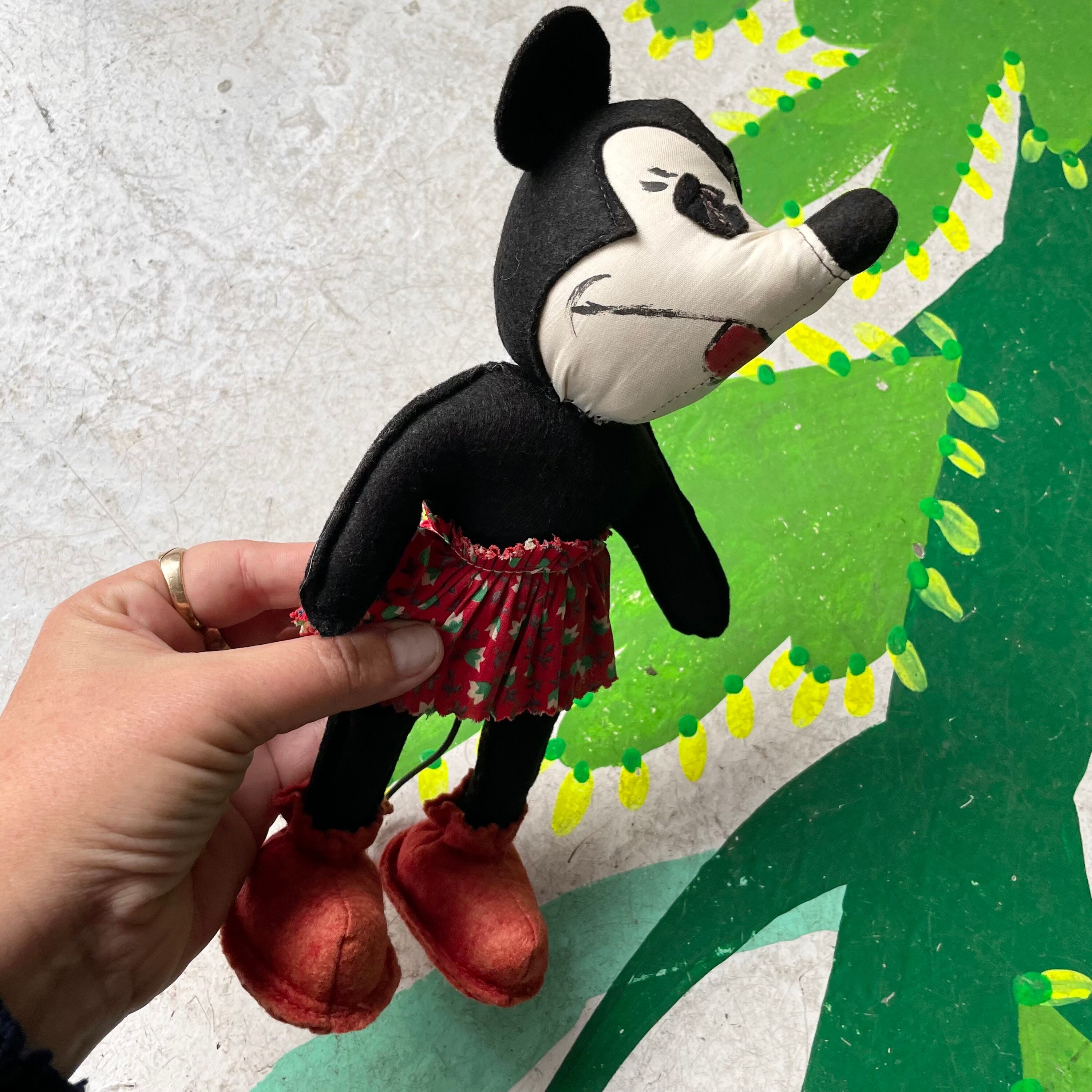 Vintage 1930s Minnie Mouse Doll - Etsy Israel