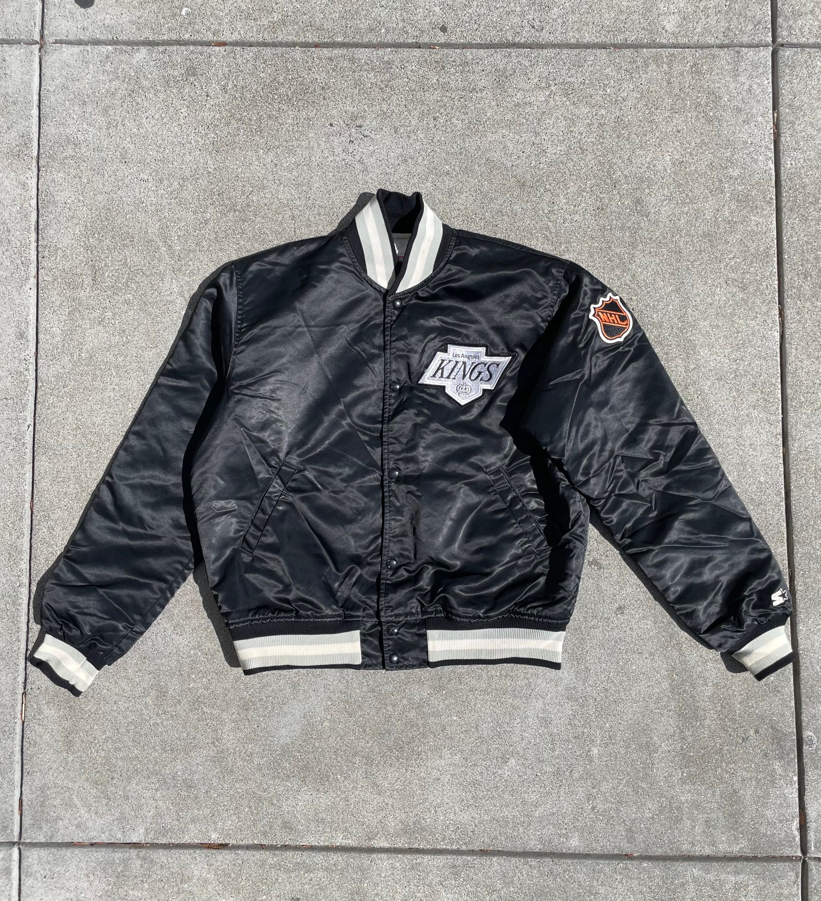 Vintage Starter Los Angeles Kings Jacket Sz M – Snap Goes My Cap