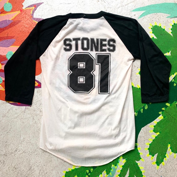 RARE Rolling Stones Vintage 80s Tour Raglan!! - image 4