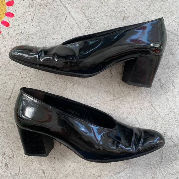 1980s Patent Leather Robert Clergerie Pumps
