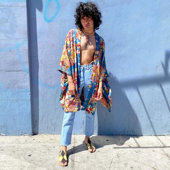 1930s/1940s Silk Kimono Haori Robe!